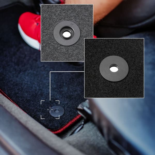 CARLUX-RED bilmåtter til: Mitsubishi Colt VII hatchback (2008-2012)