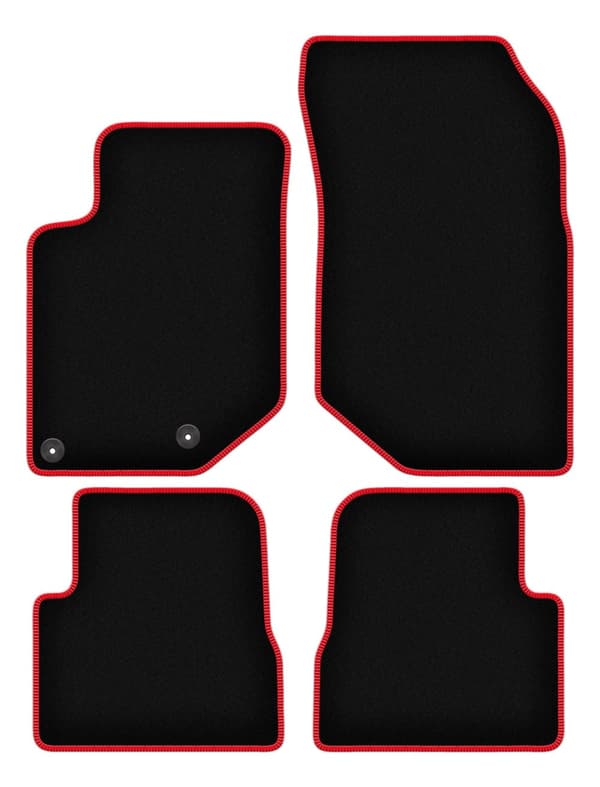 CARLUX-RED bilmåtter til: Peugeot 2008 II hatchback (2019-)