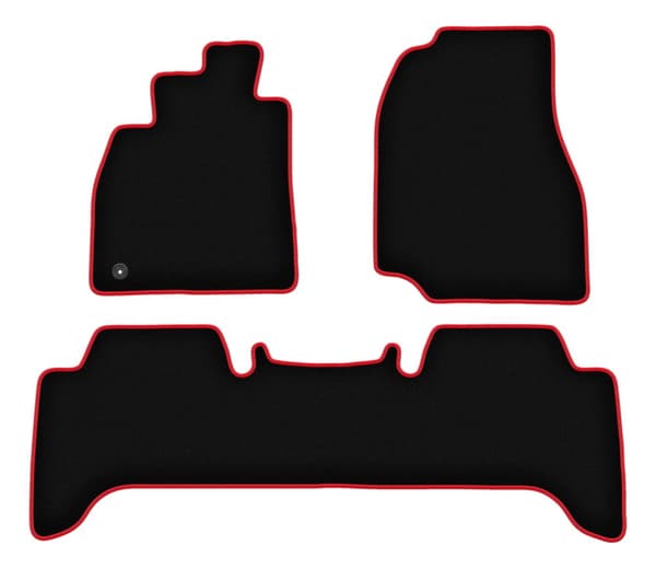 CARLUX-RED bilmattor för: Toyota Land Cruiser J100 terräng (1998-2007)