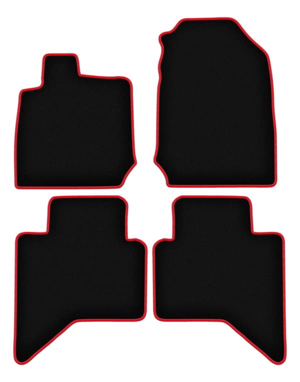 CARLUX-RED bilmåtter til: Isuzu D-MAX III pickup (2019-)