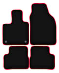 Miniatyrbillede 2 af 11: CARLUX-RED bilmåtter til: Fiat E-500 / 500 Elektrisk hatchback (2020-)