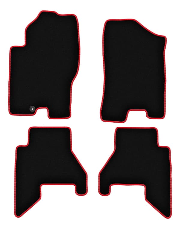 CARLUX-RED bilmåtter til: Nissan Pathfinder 5os (før facelift) (2005-2010)