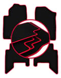 Miniatyrbillede 1 af 11: CARLUX-RED bilmåtter til: Nissan Pathfinder 5os (før facelift) (2005-2010)