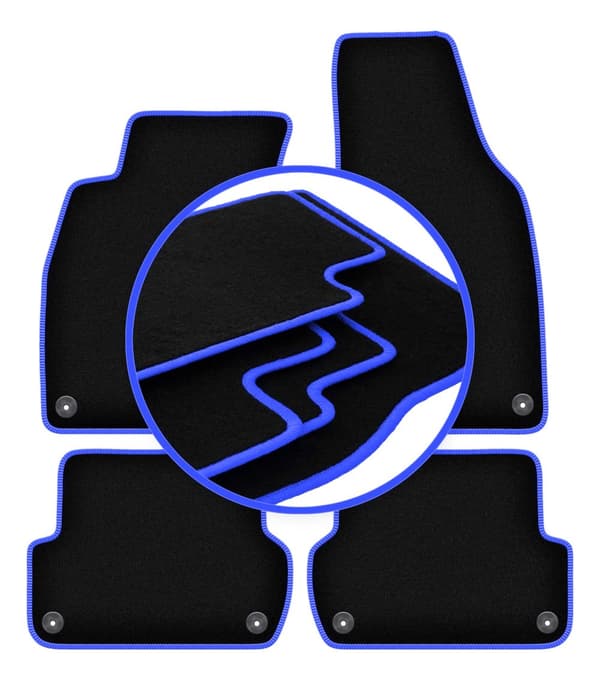 CARLUX-BLUE auton matot malleihin: Audi A4 B6 sedan, farmari, avant (2001-2004)