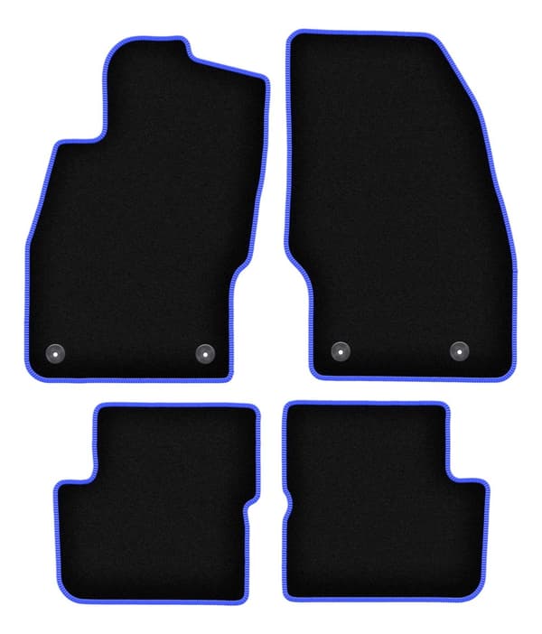 CARLUX-BLÅ bilmåtter til: Opel Corsa D hatchback (2006-2015)
