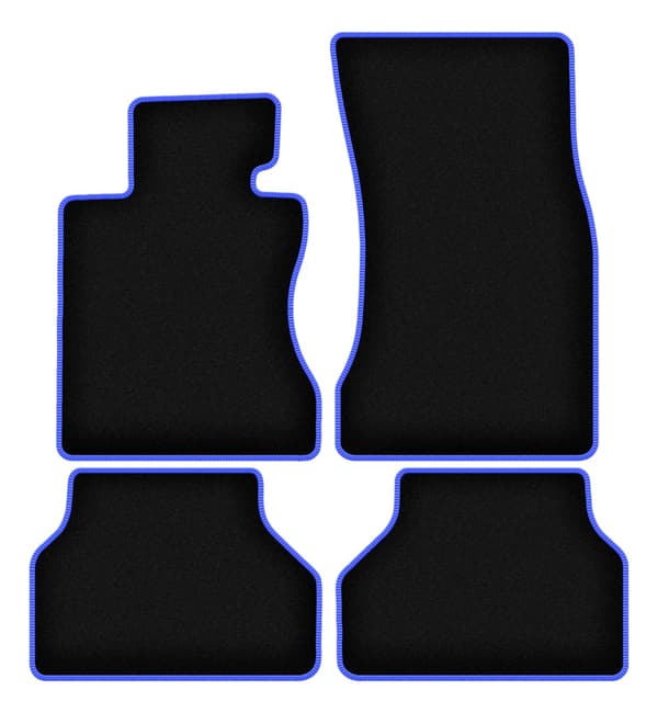 CARLUX-BLÅ bilmåtter til: BMW 5 E60 sedan (2003-2010)