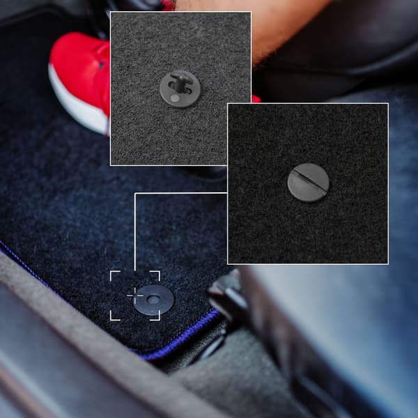 CARLUX-BLÅ bilmåtter til: BMW 3 E90 sedan (2004-2011)