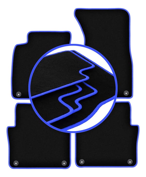CARLUX-BLUE auton matot malleihin: Audi A8 D3 sedan (2002-2009)