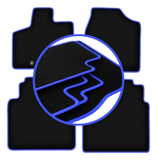 CARLUX-BLUE bilmattor för: Chrysler Town&County IV minivan (2008-2016)