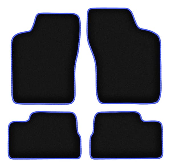 CARLUX-BLÅ bilmåtter til: Opel Kadett E hatchback, stationcar, sedan, cabriolet (1984-1991)