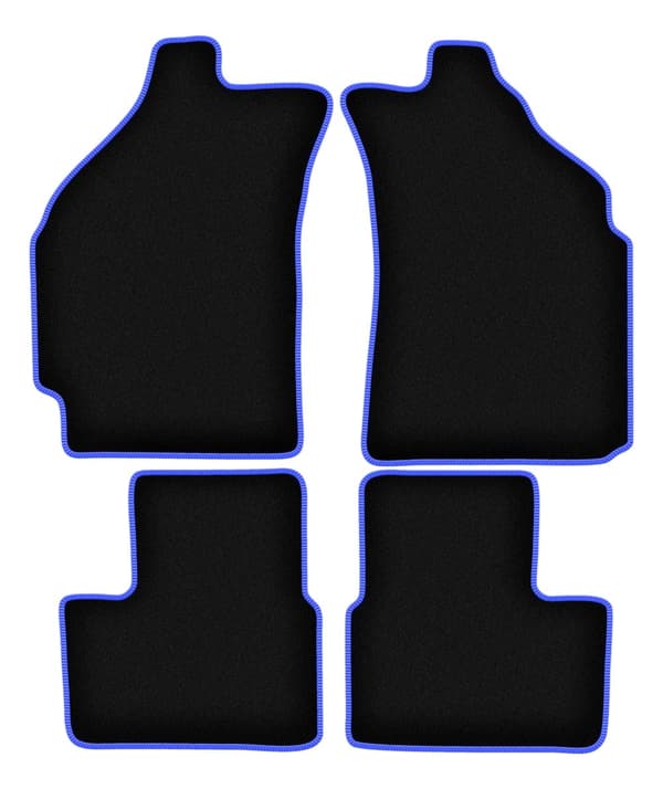 CARLUX-BLÅ bilmattor för: Chevrolet Spark II M200 halvkombi (2005-2009)
