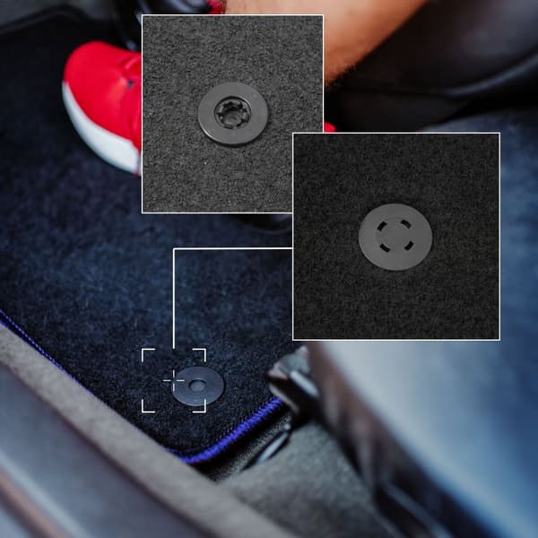 CARLUX-BLÅ bilmattor till: Fiat Stilo halvkombi, kombi (2000-2008)