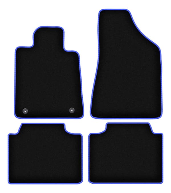 CARLUX-BLÅ bilmåtter til: Renault Safrane liftback (1992-2000)