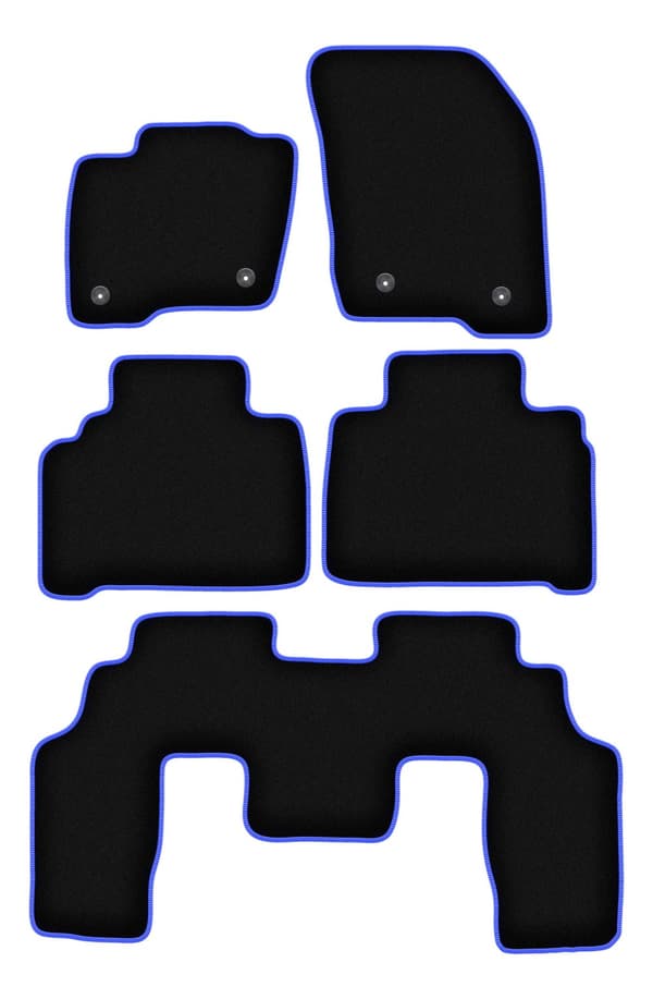 CARLUX-BLÅ bilmattor för: Ford S-MAX MK2 minivan (2015-)