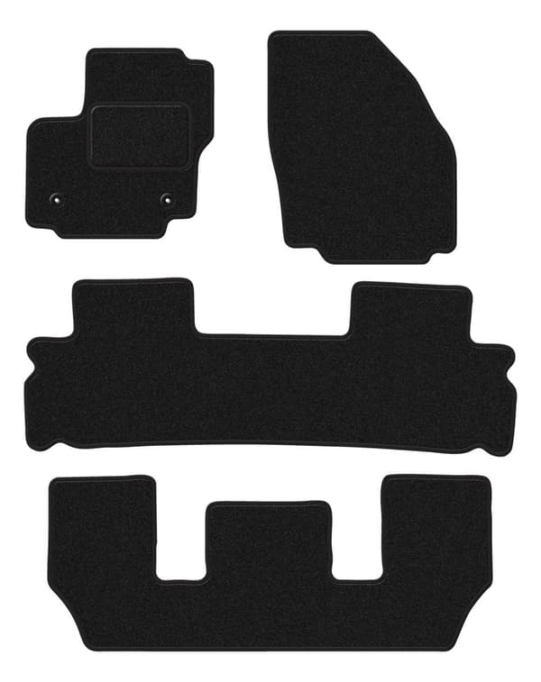 ANTHRA bilmattor för: Ford S-MAX MK1 FL 7-sits (2012-2015)