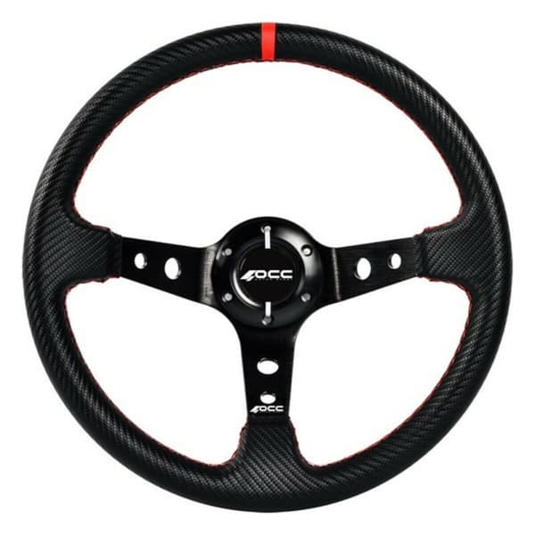 Kilpaohjauspyörä OCC Motorsport OCCVOL011 Musta
