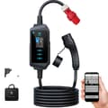 Pikkukuva 1 / 2: Kannettava sähköauton laturi, 11 kW teho, säädettävä virta 8-16 A,11KW APP EI Adaptor