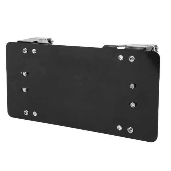 Nummerpladeholder, Holdbart Rustfrit Stål, Nem Installation,sort