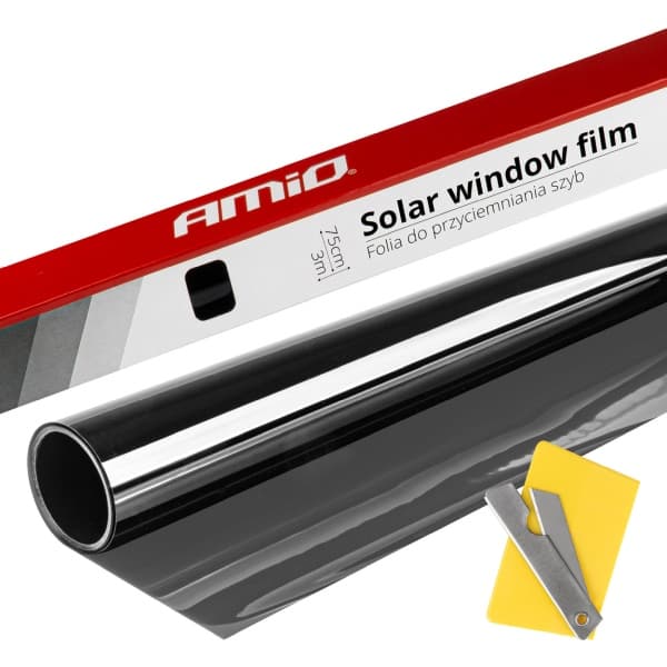 AMIO VINDUESTONINGSFILM - SORT 0,75X3M (30%)