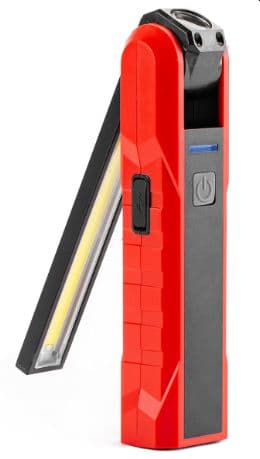 AMIO COB-TASKULAMPPU TAITETTAVA, 2000 mAh, MICRO-USB