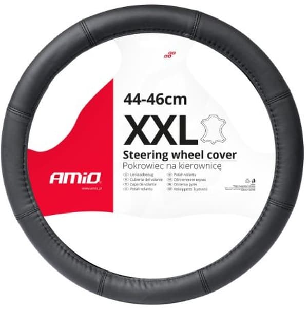 AMIO OHJAUSPYÖRÄN SUOJA CLASSIC LUONNONNAHKA XXL (44-46CM)