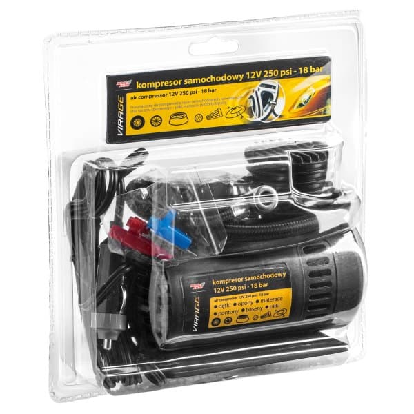 VIRAGE BILKOMPRESSOR 12V 250 PSI - 18BAR
