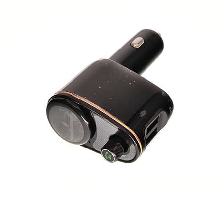 BASEUS FM-SENDER 2X USB, BLUETOOTH - SORT