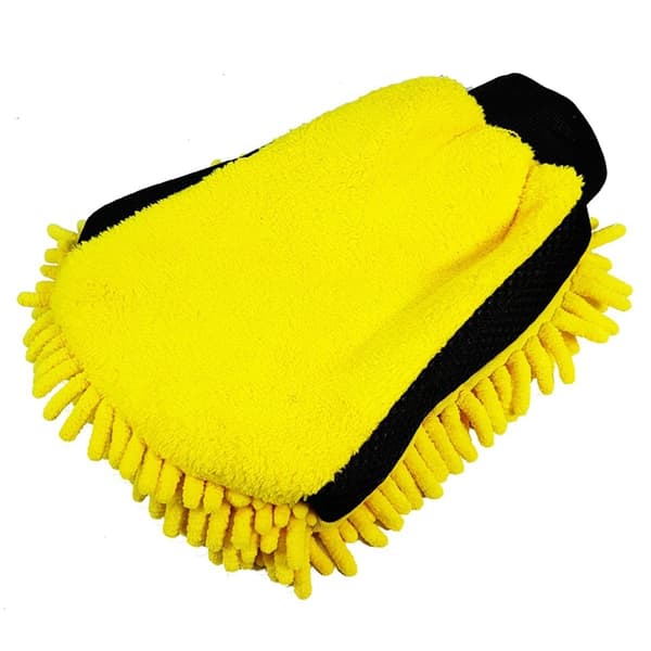 Dunlop - 2-i-1 mikrofiber bilvaskehandske med frynser