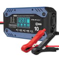 Pikkukuva 1 / 5: Qoltec 52482 Älykäs laturi STD AGM GEL LiFePO4 -akuille | Akkulaturi korjaustoiminnolla | 12-24V | 10A | LCD | 9-vaiheinen lataus
