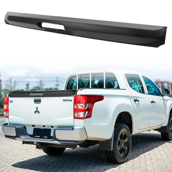 Bagklap Spoiler Rail Guard, Mat Sort Finish, Bagklap Trim Beskytter,Spoiler Skinne Beskytter