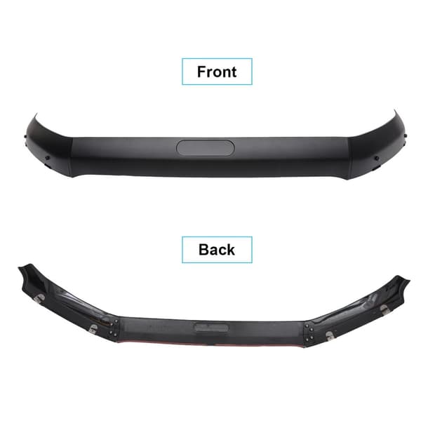 Bug Shield Bonnet Guard, Hållbart ABS-material, Matt svart finish,2015-2022