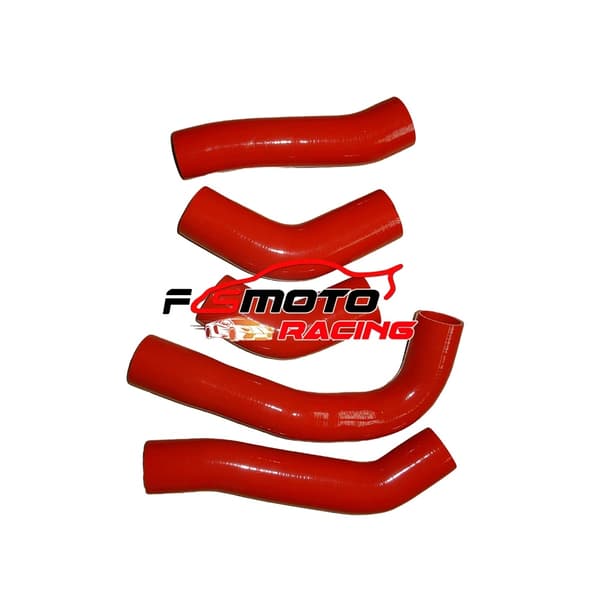 Silicone Intercooler Turbo Slang, Hög Temperaturbeständighet, Starka Tryckbetyg,Röd
