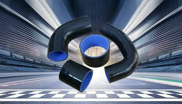 Silicone Radiator Slange, Højtemperaturmodstand, Holdbar Ydeevne,sort