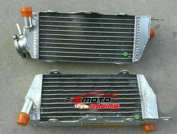 Aluminiumkylare för Kawasaki KX250, 30% förbättrad kylning, TIG-svetsade tankar