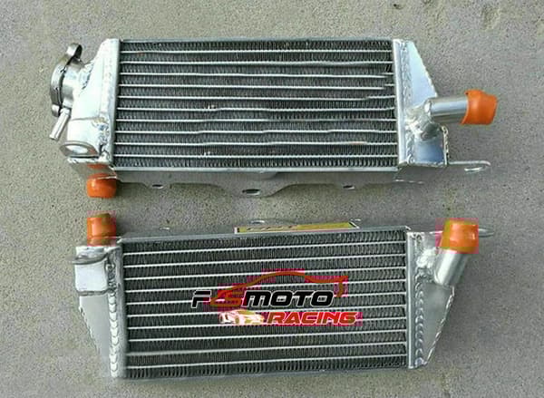 Aluminiumkylare för Kawasaki KX250, 30% förbättrad kylning, TIG-svetsade tankar