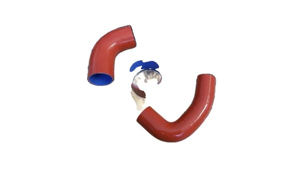 Silicone Radiator Slange, Højtemperaturmodstand, Holdbar Ydeevne,Rød