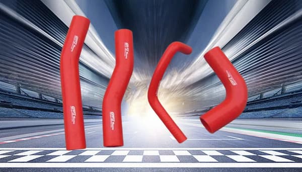Silicone Radiator Slange, Høj Temperatur Modstand, Pålidelige Trykklassifikationer,Rød