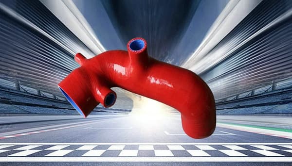 Silicone Induktionsinsugsslang, Högtemperaturbeständig, Överlägsen Tryckhantering,Röd