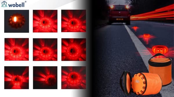 ADVARSELSLAMPE HAVEANE LED-FLARE USB 3 STK.