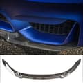 Miniatyrbillede 2 af 4: Front Bumper Splitter, Carbon Fiber Look, Holdbart ABS Materiale, Præcisionspasform til BMW F80 F82 F83