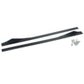 Miniatyrbillede 2 af 2: Side Skirt Extension, Kompatibel med BMW F22 F23, Holdbart ABS Plast,Blankt sort