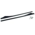 Miniatyrbillede 1 af 2: Side Skirt Extension, Kompatibel med BMW F22 F23, Holdbart ABS Plast,Blankt sort
