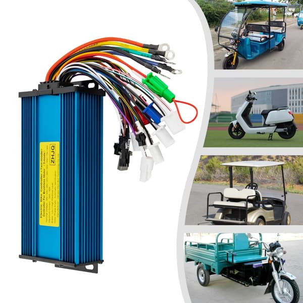 60V Borstlös Motorstyrning, 800-1500W Effektutgång, Vattentålig Design, Förbättrade Säkerhetsfunktioner