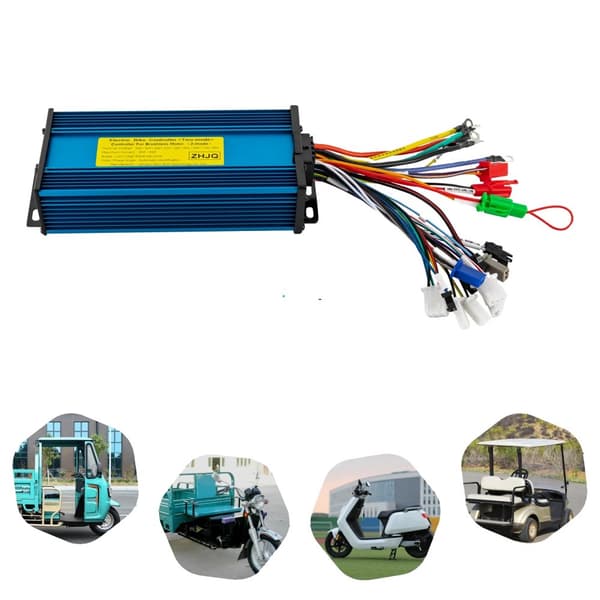 60V Borstlös Motorstyrning, 800-1500W Effektutgång, Vattentålig Design, Förbättrade Säkerhetsfunktioner