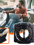 Miniatyrbild 2 av 4: 360-graders roterande sitschassi, lämpligt för husbilar, SUV:ar, förbättrad komfort