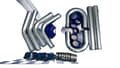 Miniatyrbild 1 av 4: Aluminium Intercooler Turbo Rörkit, Högtemperatur Silikon Slangar, Inkluderar Olika Rörformer