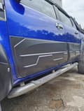Miniatyrbillede 3 af 4: Karosseribeklædning til Ford Ranger, Perfekt pasform til 2012-2022 modeller, Mat sort finish,hær grøn
