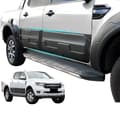 Miniatyrbillede 1 af 4: Karosseribeklædning til Ford Ranger, Perfekt pasform til 2012-2022 modeller, Mat sort finish,hær grøn