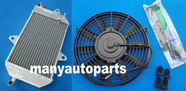 Aluminiumkylare, Förbättrad kylkapacitet, Hållbar konstruktion,radiator med fläkt