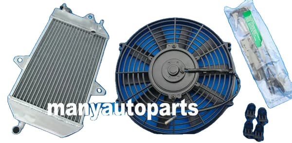 Aluminiumkylare, Förbättrad kylkapacitet, Hållbar konstruktion,radiator med fläkt